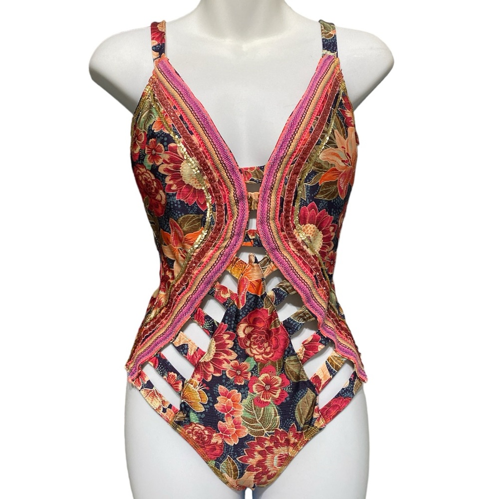ADG One Piece Floral Swimsuit